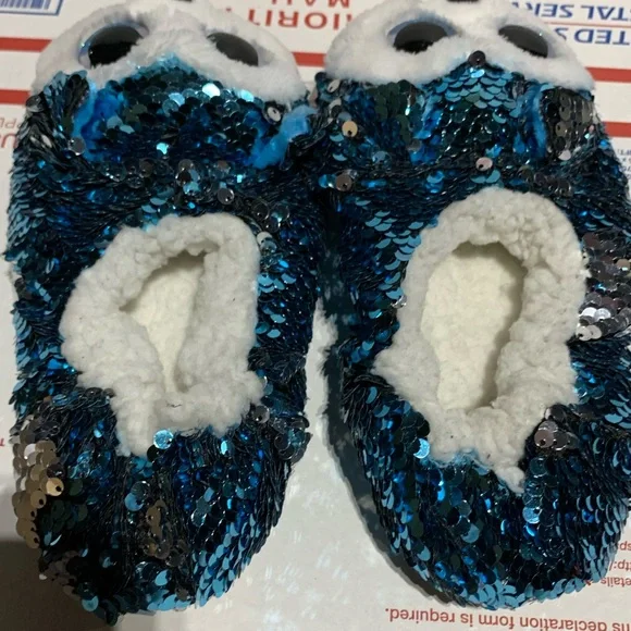 Ty Fashion Beanie Baby Slush Sequin Slippers - Picture 5 of 8